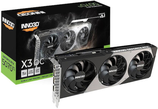 Inno 3D GeForce RTX 5070 Ti 16GB GDDR7 X3 OC Graphics Card