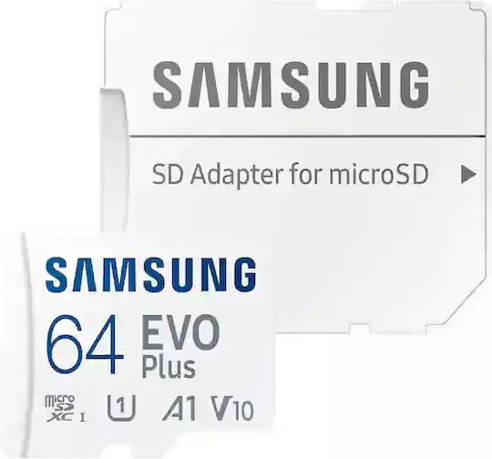 Samsung Evo Plus (2021) microSDXC 64GB U1 V10 A1 UHS-I 130MB/s With Adapter view 5