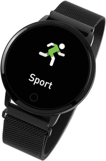 Reflex Active Series 05 42mm Smartwatch with Heart Rate Monitor (Black Mesh) vista 2