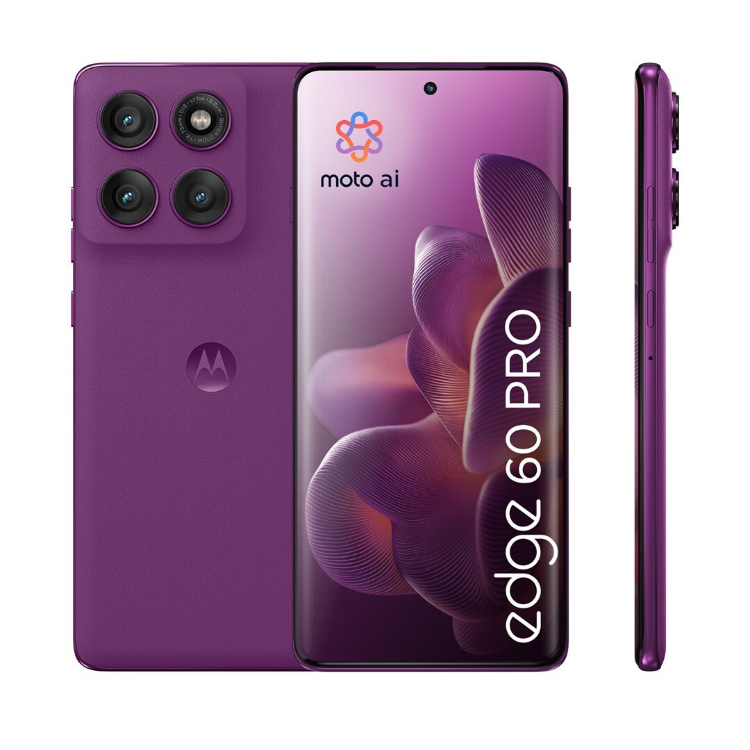 Motorola Edge 60 Pro 5G Dual SIM (12GB/512GB) PANTONE Sparkling Grape view 2