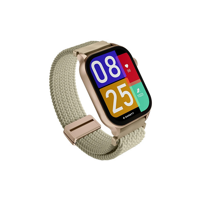 Garett Activity 3 46mm Smartwatch with Heart Rate Monitor (Gold) view 2