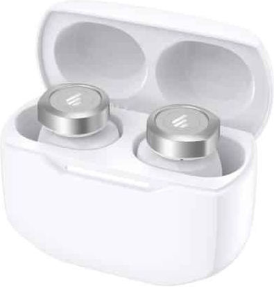 Edifier W240TN In-ear Bluetooth Handsfree Earphones with Sweat Resistance and Charging Case White vue 2