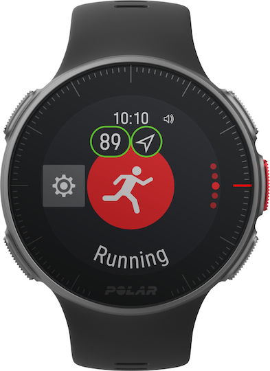 Polar Vantage V HR Stainless Steel 46mm Waterproof Smartwatch with Heart Rate Monitor (Black) view 4