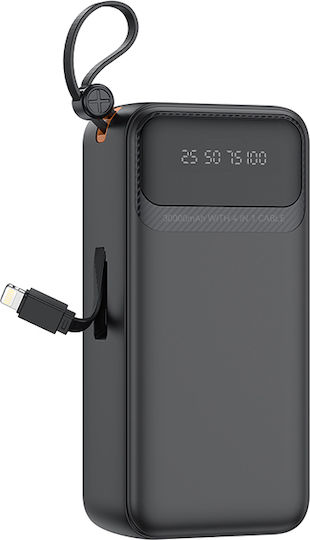 XO PR280 Power Bank 30000mAh 10W with 4 USB-A Ports Power Delivery Black view 2
