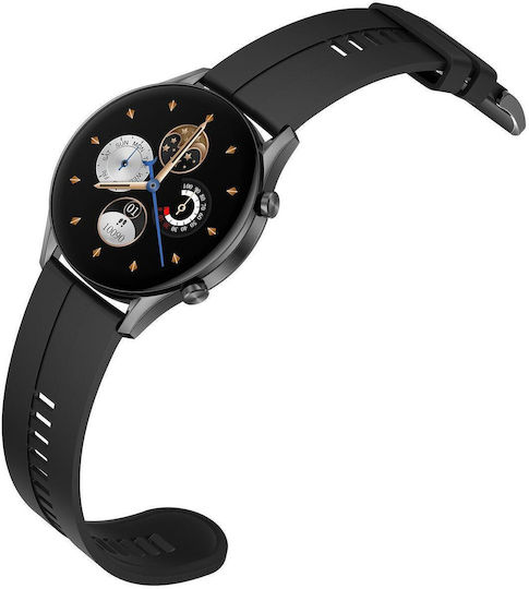 Oromed Fit 7 Pro 46mm Waterproof Smartwatch with Heart Rate Monitor (Black) view 5
