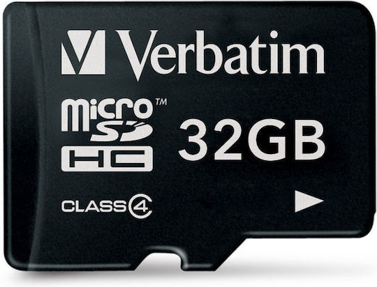 Verbatim microSDHC 32GB Class 4 U1
