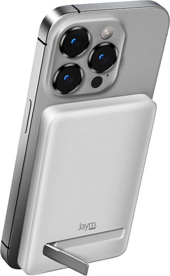 Jaym MagSafe Power Bank 5000mAh 15W White view 3