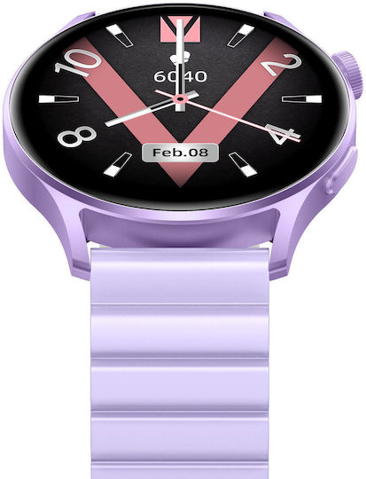Kieslect Lora 2 Aluminium 41mm Smartwatch with Heart Rate Monitor (Purple) view 4