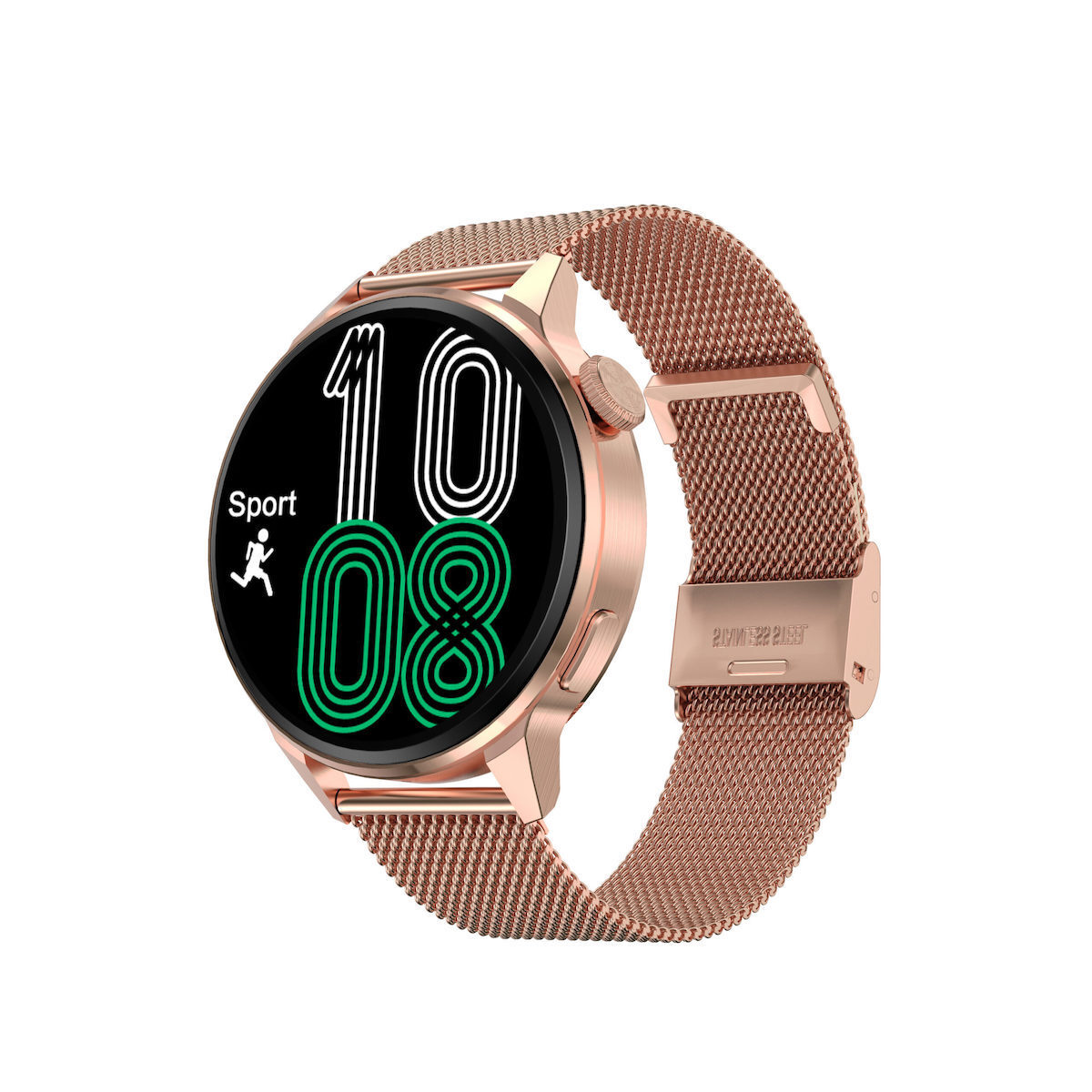 ISP LikeSmart Fantastic FiT Aluminium Smartwatch with Heart Rate Monitor (Gold) vista 5