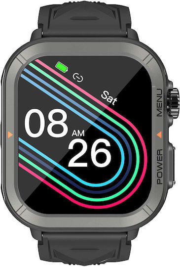 BlackView W30 Waterproof Smartwatch with Heart Rate Monitor (Black)