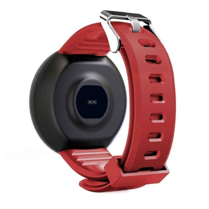Smartwatch with Heart Rate Monitor (Red) view 5