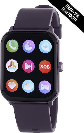 Marea B59009/5 Smartwatch with Heart Rate Monitor (Purple) view 1