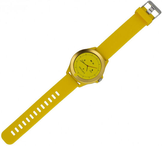 Forever Colorum CW-300 Smartwatch with Heart Rate Monitor (Yellow) vue 2