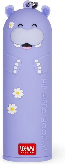 Legami Milano POW0025 Power Bank 4800mAh with USB-A Port Hippo view 2