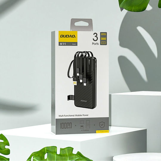 Dudao K11 Power Bank 10000mAh 10W with USB-A Port Black view 4