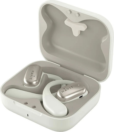 Havit OWS902 Open Ear Bluetooth Handsfree Earphones with Sweat Resistance and Charging Case Gray vista 6