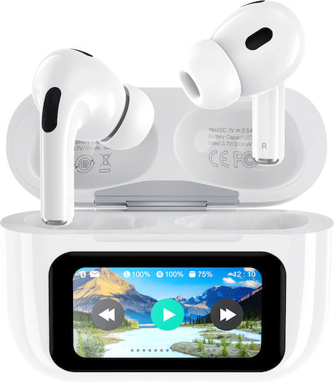 XO X36 In-ear Bluetooth Handsfree Earphones with Charging Case White view 3