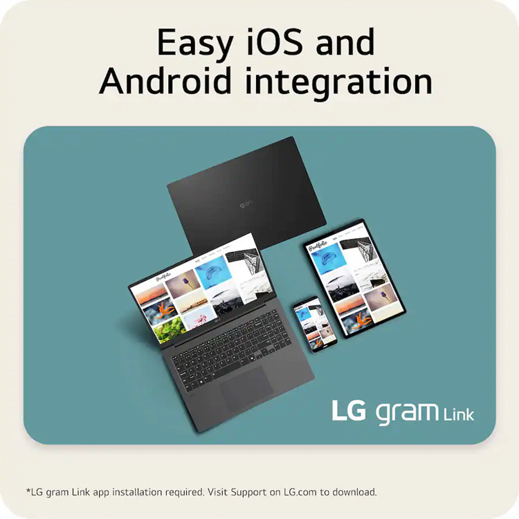 LG Gram 17 17" IPS QHD+ (Ultra 7-258V/32GB/1TB SSD/W11 Home) (US Keyboard) view 2