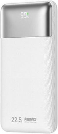 Remax RPP-5 Power Bank 10000mAh 22.5W with USB-A Port and USB-C Port Power Delivery / Quick Charge 3.0 White