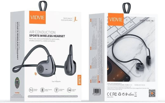 Vidvie BT871 Open Ear Bluetooth Handsfree Earphones with Sweat Resistance Black vue 2