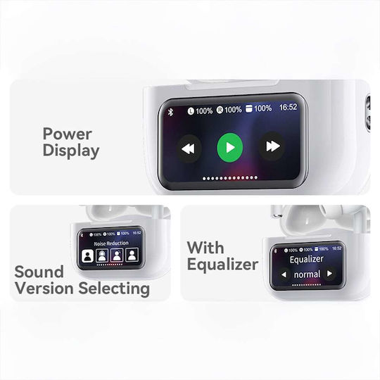 Yesido TWS29 In-ear Bluetooth Handsfree Earphones with Charging Case White view 5
