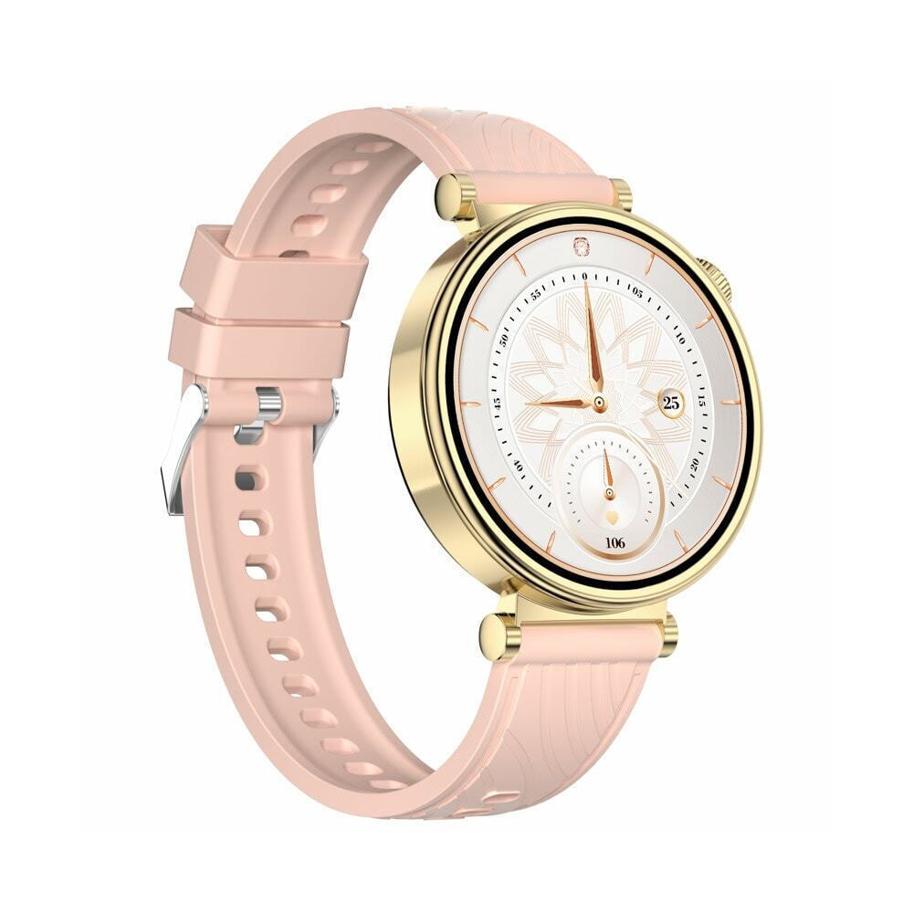 Aurafit AM23 Smartwatch with Heart Rate Monitor Rose Gold