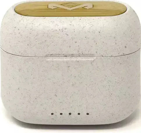 The House Of Marley Redemption ANC 2 Earbud Bluetooth Handsfree Earphones with Sweat Resistance and Charging Case Cream view 4