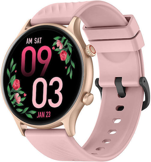 Zeblaze Btalk 2 Lite 45mm Smartwatch with Heart Rate Monitor (Rose Gold) view 2