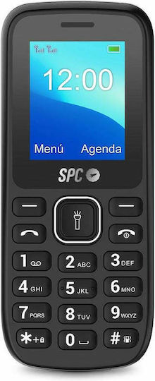 SPC Talk Dual SIM Mobile with Buttons Black view 2