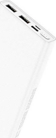 Hoco J55 Neoteric Power Bank 10000mAh with 2 USB-A Ports White view 5