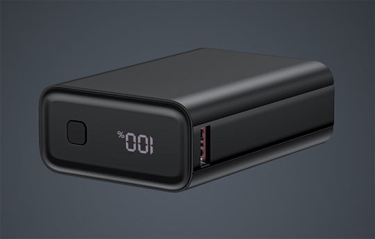 Vipfan F09 Power Bank 20000mAh 22.5W with USB-A Port and USB-C Port Power Delivery Black view 4