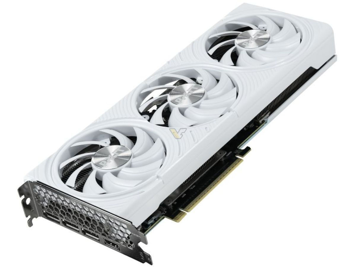 Palit GeForce RTX 5070 12GB GDDR7 White OC Graphics Card NE75070U19K9-GB2050W view 3