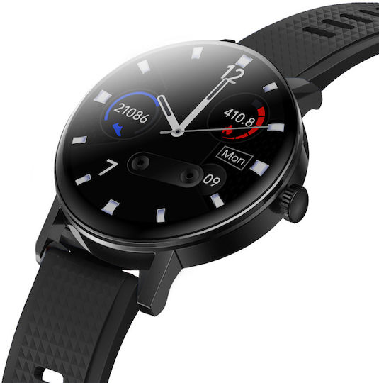 DAS.4 SU10 Smartwatch with Heart Rate Monitor (Black) view 2