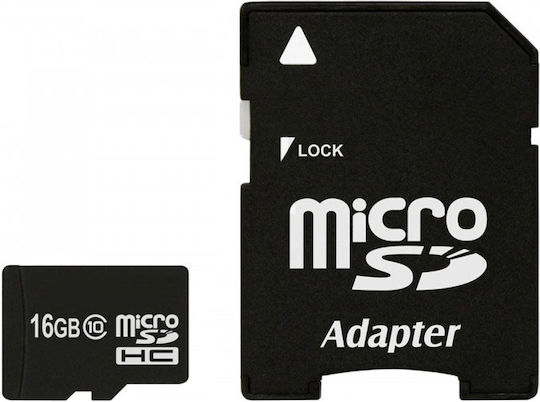 16gb Class-10 Micro-sd Memory Card + Sd Adapter Imrocard