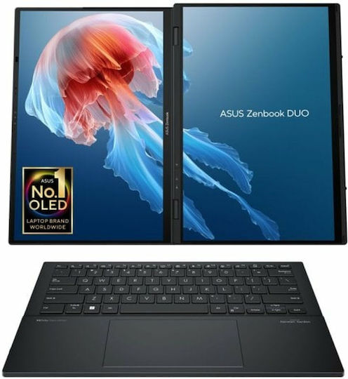 Asus ZenBook Duo 14 OLED UX8406CA-QL077X 14" Touchscreen 120Hz (Ultra 7-255H/32GB/1TB SSD/W11 Pro) Inkwell Gray (International English Keyboard) view 3