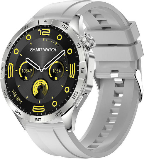 Lemfo HK4 Smartwatch (Silver) view 1