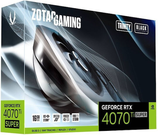 Zotac GeForce RTX 4070 Ti Super 16GB GDDR6X Trinity Black Edition Graphics Card – widok 2