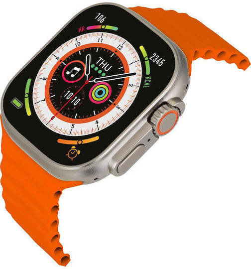 Thorton 49mm Smartwatch (Orange) view 2