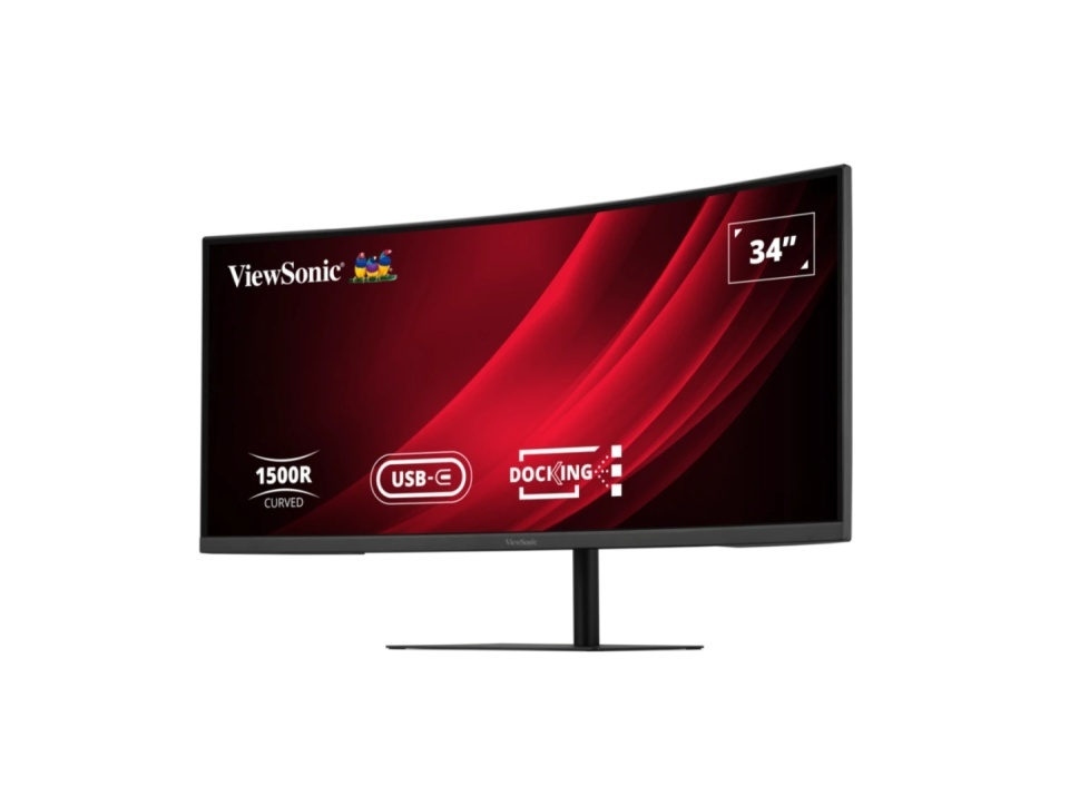 Viewsonic VG3419C-2 Ultrawide VA HDR Curved Monitor 34" QHD 3440x1440 with 3.5ms GTG Response Time view 2