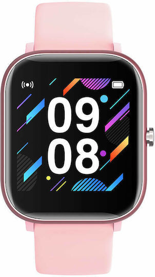 Colmi P8 SE 43mm Smartwatch with Heart Rate Monitor (Pink) view 2