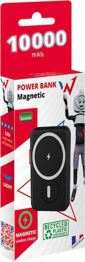Wonder WX10DMAG MagSafe Power Bank 10000mAh with 2 USB-C Ports Black view 2