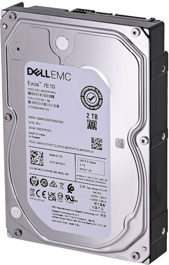 Dell 2TB HDD Hard Drive 3.5" SATA III 7200rpm for Server 000000000000602599 view 8