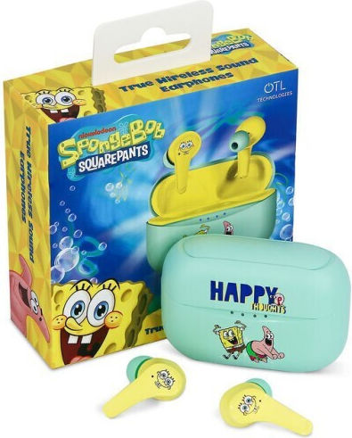 OTL Spongebob Squarepants In-ear Bluetooth Handsfree Earphones with Charging Case Multicolour view 7