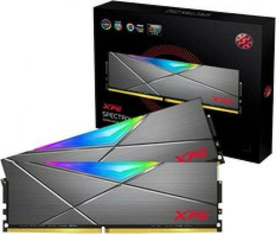 Adata XPG Spectrix D50 16GB DDR4 RAM with 2 Modules (2x8GB) and 3200 Speed for Desktop (AX4U32008G16A-DT50) vue 2