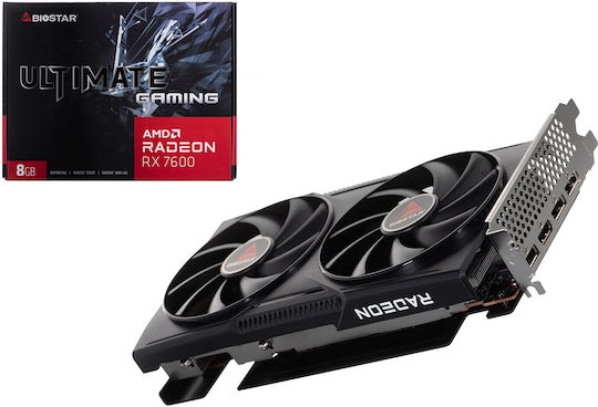 Biostar Radeon RX 7600 8GB GDDR6 Ultimate Gaming Graphics Card view 2