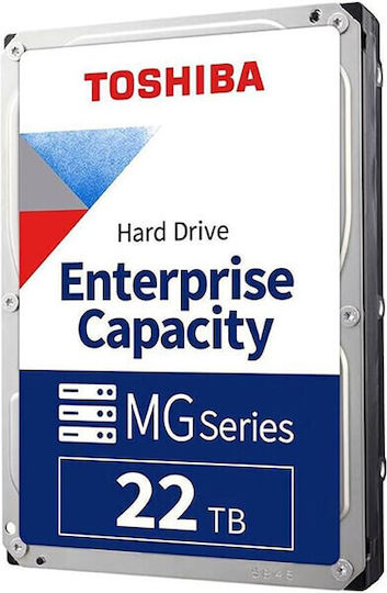 Toshiba MG 22TB HDD Hard Drive 3.5" SATA III 7200rpm for Server MG10AFA22TE