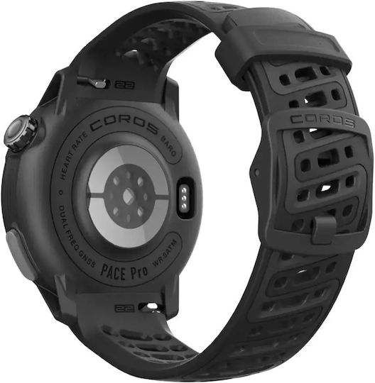 Coros Pace Pro GPS 46mm Smartwatch with Heart Rate Monitor (Black) vue 5