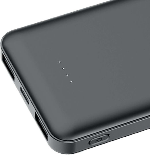 Bigben Interactive Power Bank 5000mAh 10W with 2 USB-A Ports and USB-C Port Black view 3