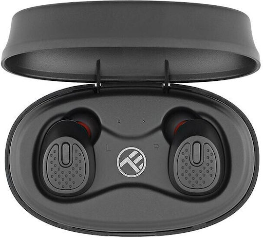 Tellur Mood In-ear Bluetooth Handsfree Earphones with Charging Case Black view 2