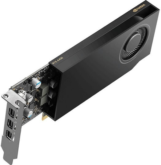 PNY RTX A400 4GB GDDR6 Smallbox Graphics Card view 6